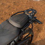 Auto Engina Saddle Stay installed on Royal Enfield Himalayan 450 for soft side luggage support