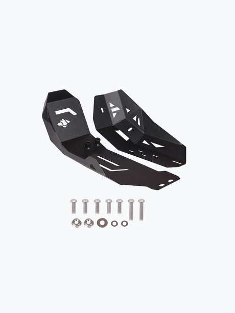 LEGUNDARY CUSTOM Himalayan 450 Vambrace Mild Steel Bash Plate Black Engine Guard