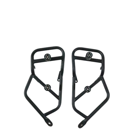 Motocare 4 slider crash guard installed on Bajaj Dominar 400