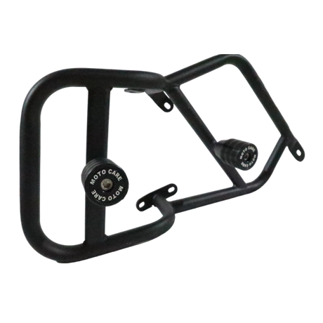 Motocare 4 slider crash guard installed on Bajaj Dominar 400