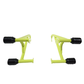 Pulsar NS200 green crash guard with 4 sliders MotoCare