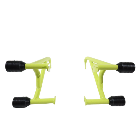 Pulsar NS200 green crash guard with 4 sliders MotoCare