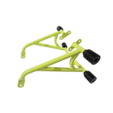Pulsar NS200 green crash guard with 4 sliders MotoCare