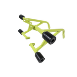 Pulsar NS200 green crash guard with 4 sliders MotoCare