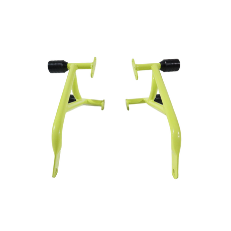 Pulsar NS200 green crash guard with 4 sliders MotoCare