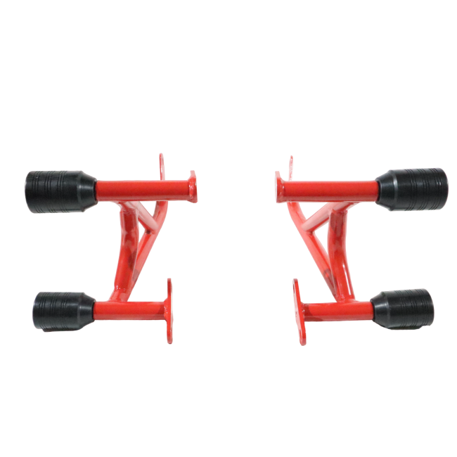Pulsar NS200 crash guard red with 4 sliders MotoCare
