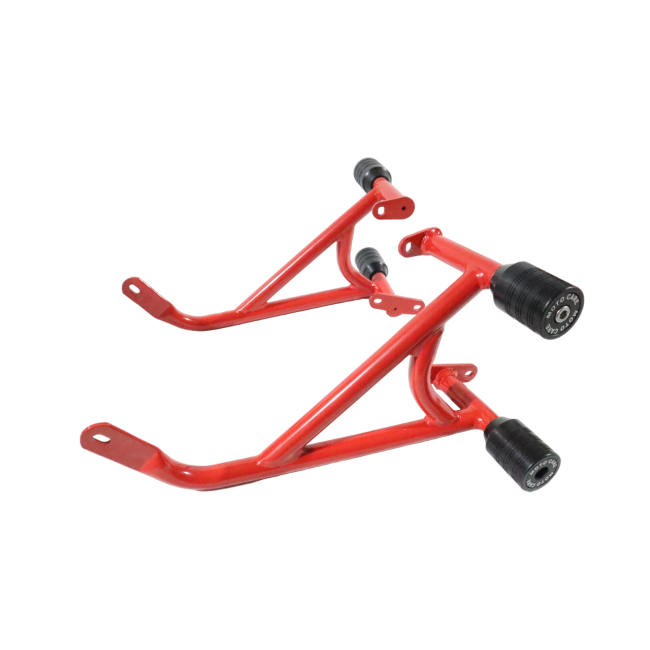 Pulsar NS200 crash guard red with 4 sliders MotoCare