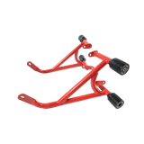 Pulsar NS200 crash guard red with 4 sliders MotoCare