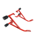 Pulsar NS200 crash guard red with 4 sliders MotoCare