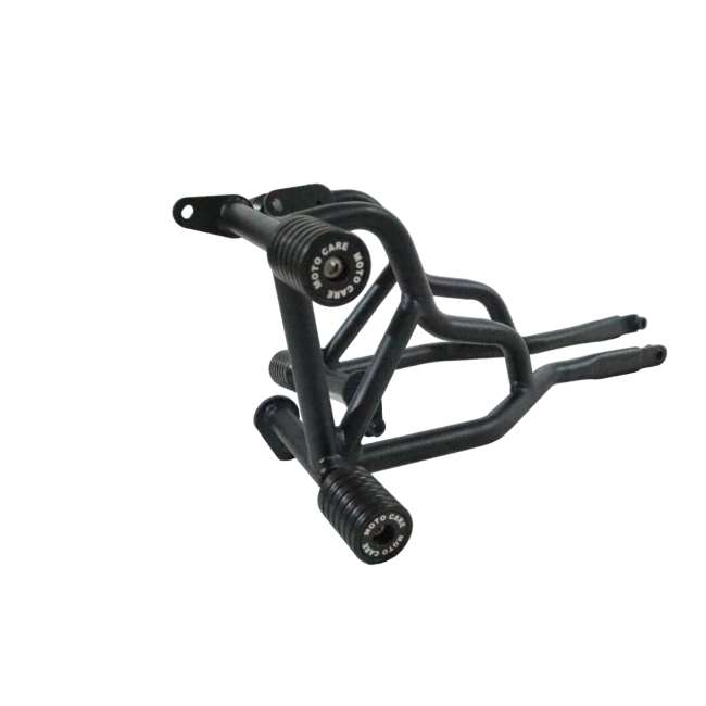MotoCare 4 slider crash guard for Triumph Scrambler 400X adventure bike