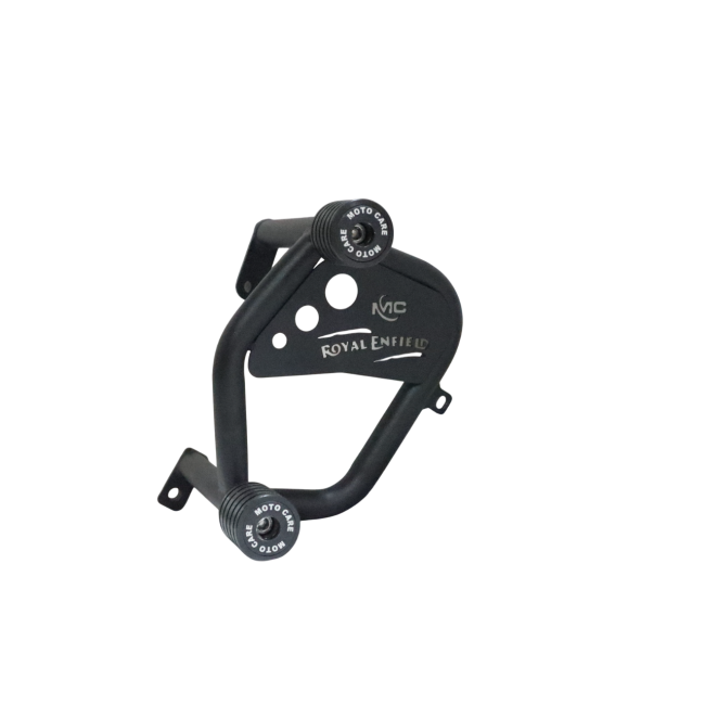 MotoCare 4 Slider Crash Guard with Name Plate for Royal Enfield Interceptor 650

