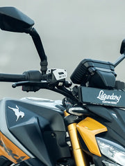 Legundary Custom Tricorn Front Oil Cap for TVS Apache RTR 310 Silver CNC Aluminium Engine Cover