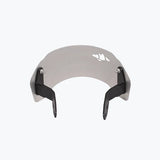 Legundary Custom Zephyr Visor for Yamaha XSR 155 Black Silver Mild Steel Aluminium Windshield