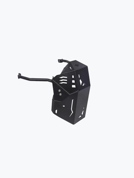Legundary Custom Vambrace Bash Plate for Kawasaki Versys 650 Black Mild Steel Engine Sump Guard Protection