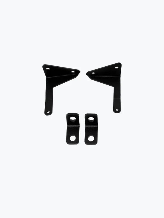 Legundary Custom Fort Knox Side Box Bolt-On Mounts for Kawasaki Versys 650 Black Mild Steel Pannier Rack