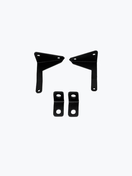 Legundary Custom Fort Knox Side Box Bolt-On Mounts for Kawasaki Versys 650 Black Mild Steel Pannier Rack