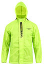 Lone Ranger DryStorm Neon Waterproof Motorcycle Rain Jacket High Visibility