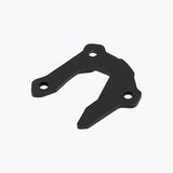 Legundary Custom Fortis Side Stand Base for Yamaha XSR 155 Black Silver Aluminium Mild Steel Stand Enlarger Plate