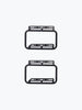 Legundary Custom Fort Knox Series SB 36L Aluminium Top Box Black Silver Motorcycle Luggage Storage Case