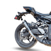 Barrel Outlaw 2.0 black stainless steel slip-on exhaust for Kawasaki ZX4R ZX4RR motorcycle