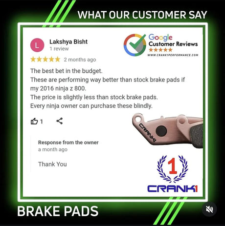 CRANK1 CB744 Sintered Front Brake Pads for Ducati Panigale 1299 R S 2 Sets