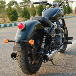 Rhino Racing Steel Pro SM-V3 full stainless steel OEM-type exhaust for Royal Enfield Super Meteor 650