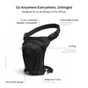 Vantora ARC Thigh Bag 5L | Hard-Shell Water-Resistant Motorcycle Leg Bag