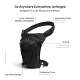 Vantora ARC Thigh Bag 5L | Hard-Shell Water-Resistant Motorcycle Leg Bag