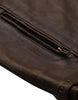 Royal Enfield Classic Leather Class AA Riding Jacket in Brown
