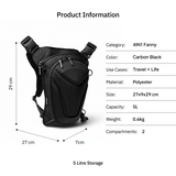 Vantora ARC Thigh Bag 5L | Hard-Shell Water-Resistant Motorcycle Leg Bag