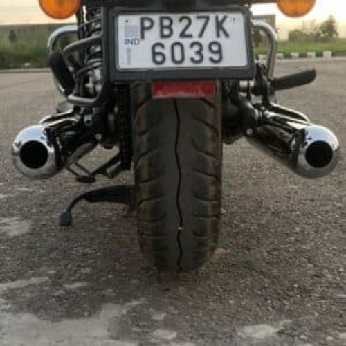 Rhino Racing Steel Pro SM-V3 full stainless steel OEM-type exhaust for Royal Enfield Super Meteor 650