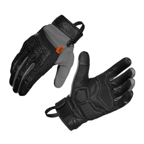 KORDA Adventure motorcycle riding gloves with D3O protection and SuperFabric palm slider