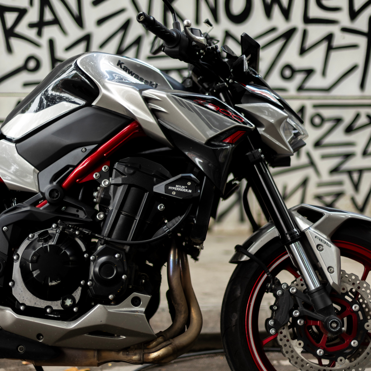 Hyperrider Premium Frame Slider for Kawasaki Z900 | Black Polyamide | Precision-Fit Crash Protection
