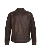 Royal Enfield Classic Leather Class AA Riding Jacket in Brown