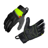KORDA Adventure motorcycle riding gloves with D3O protection and SuperFabric palm slider