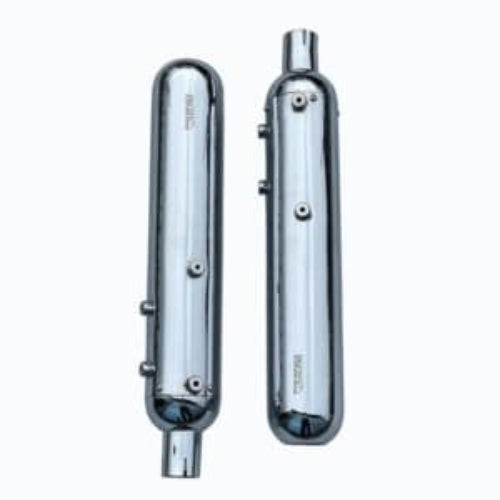 Rhino Racing Steel Pro SM-V3 full stainless steel OEM-type exhaust for Royal Enfield Super Meteor 650