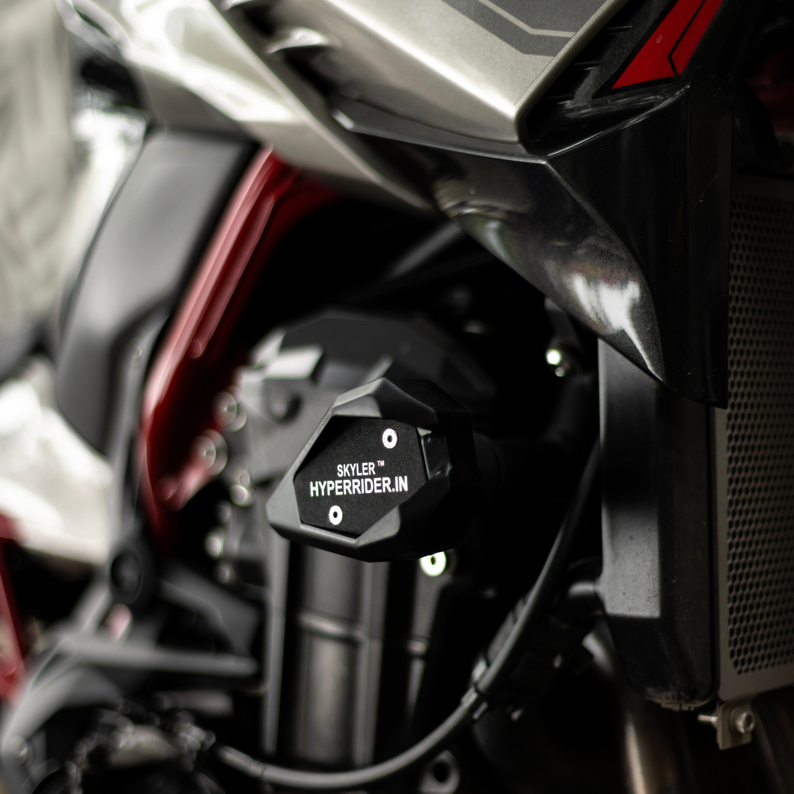 Hyperrider Premium Frame Slider for Kawasaki Z900 | Black Polyamide | Precision-Fit Crash Protection
