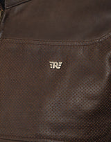 Royal Enfield Classic Leather Class AA Riding Jacket in Brown
