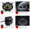 LIU HJG New Model Owl Fog Light For Bike/Car/Thar/Jeep ( Cool White, 40W each * 2 = 80W Total ) - Pack of 2