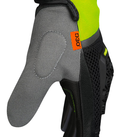 KORDA Adventure motorcycle riding gloves with D3O protection and SuperFabric palm slider