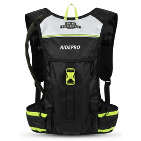 BBG RidePro motorcycle riding backpack with optional 3L hydration bladder
