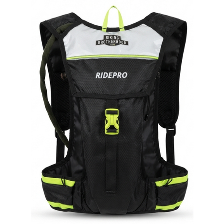 BBG RidePro motorcycle riding backpack with optional 3L hydration bladder