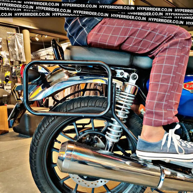 Hyperrider Heavy Duty Saddle Stay for Honda Hness CB350 with Himalayan Pannier Compatibility