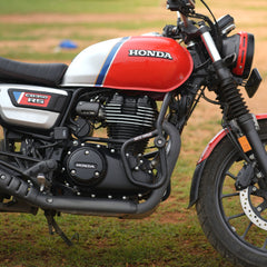 Moto Torque heavy duty crash guard V2 for Honda CB350RS with protective sliders and engine protection