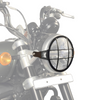 Auto Engina Headlight Grill for Royal Enfield Super Meteor 650 5mm Mild Steel Gloss Black Headlight Protection