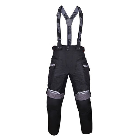 BBG Tour-Pro black motorcycle touring riding pants for men