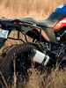 Legundary Custom KTM Adventure 390 Casus saddle stay black mild steel pannier support luggage holder