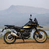 Auto Engina Saddle Stay installed on Royal Enfield Himalayan 450 for soft side luggage support