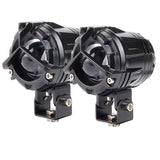 LIU HJG Mercedes Y Lens Dual Colour LED Fog Lights 90W for Motorcycles Cars and Jeeps