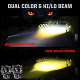 LIU HJG New Model Owl Fog Light For Bike/Car/Thar/Jeep ( Cool White, 40W each * 2 = 80W Total ) - Pack of 2